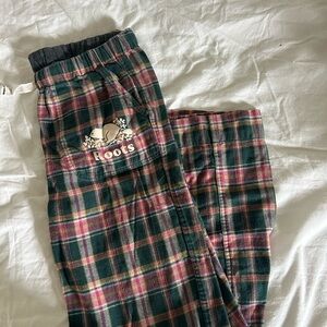 Roots Plaid Pajama Pants